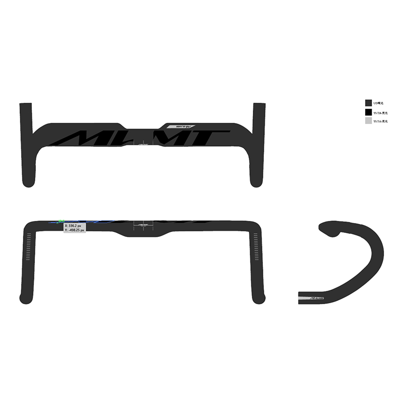 The handlebar for road bike
